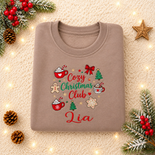 Load image into Gallery viewer, Children's Christmas Cozy Club Sweatshirt