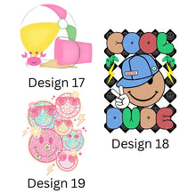 Load image into Gallery viewer, DTF TRANSFERS - PACK OF 10 VARIOUS DESIGNS