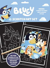 Load image into Gallery viewer, Bluey Scratch Art Set