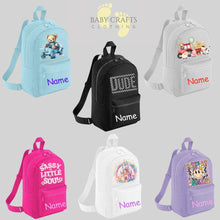 Load image into Gallery viewer, Personalised Children's Picture Backpack