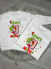 Load image into Gallery viewer, Adults Grinch Mode Christmas Jumper.