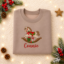 Load image into Gallery viewer, Christmas Rocking Horse Jumper