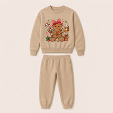 Load image into Gallery viewer, Children's Christmas Gingerbread Tracksuit