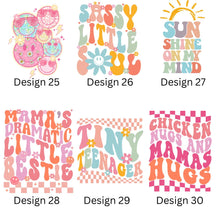 Load image into Gallery viewer, DTF TRANSFERS - PACK OF 10 - VARIOUS DESIGNS