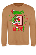 Load image into Gallery viewer, Adults Grinch Mode Christmas Jumper.
