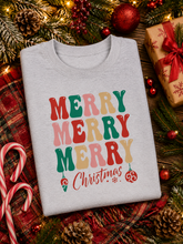 Load image into Gallery viewer, Adults Merry Merry Merry Christmas, Christmas Jumper.