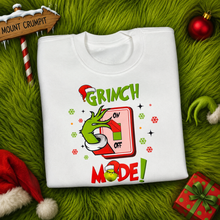 Load image into Gallery viewer, Adults Grinch Mode Christmas Jumper.