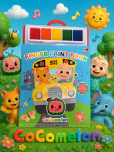 Load image into Gallery viewer, CoComelon Finger Paint Book