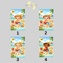 Load image into Gallery viewer, Personalised Childrens Boy Beach Tote Bag