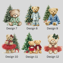 Load image into Gallery viewer, Personalised Children's Christmas Bear Pyjamas