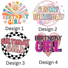 Load image into Gallery viewer, DTF BIRTHDAY TRANSFERS - PACK OF 10 VARIOUS DESIGNS