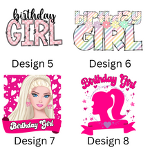 Load image into Gallery viewer, DTF BIRTHDAY TRANSFERS - PACK OF 10 VARIOUS DESIGNS