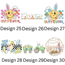 Load image into Gallery viewer, EASTER DTF TRANSFERS - PACK OF 10 VARIOUS DESIGNS