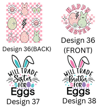 Load image into Gallery viewer, EASTER DTF TRANSFERS - PACK OF 10 VARIOUS DESIGNS