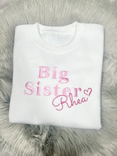 Load image into Gallery viewer, Personalised Children's Sibling Jumper/Sweatshirt