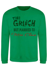 Load image into Gallery viewer, Adults The Grinch Marries Mrs Claus Christmas Jumper.