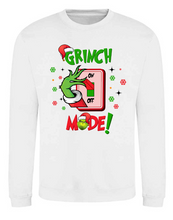 Load image into Gallery viewer, Adults Grinch Mode Christmas Jumper.