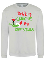 Load image into Gallery viewer, Adults Drink Up Grinches Christmas Jumper.