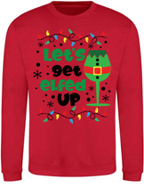 Load image into Gallery viewer, Adults Lets Get Elfed Up Christmas Jumper