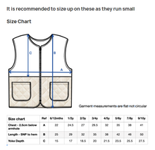 Load image into Gallery viewer, Personalised Children's Embroidered Quilted Gilet. (Check Size Guide)