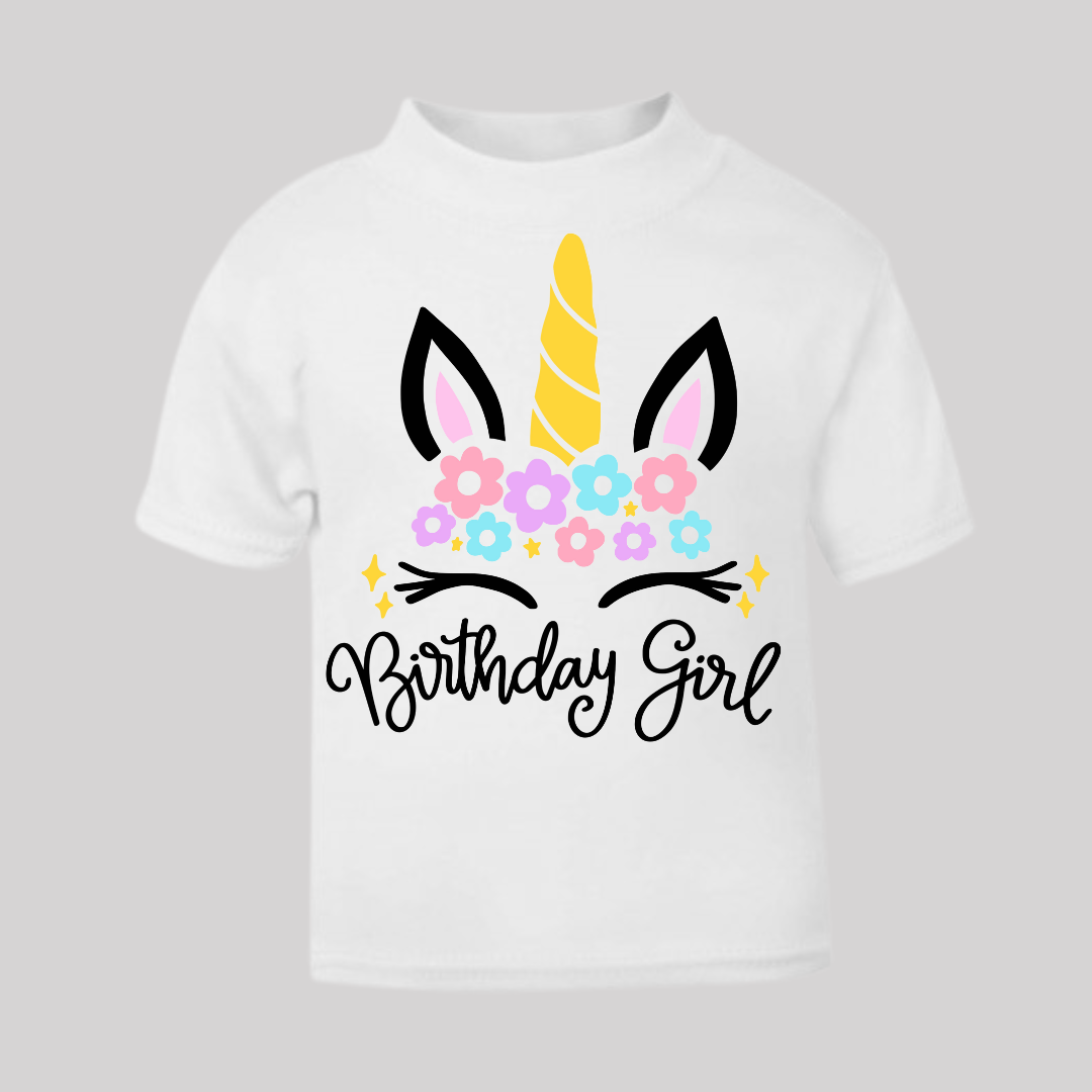 Birthday girl t shirt clearance