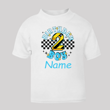 Load image into Gallery viewer, Personalised Children's Boy's Birthday T-Shirt. (Various Colours Available)