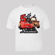 Load image into Gallery viewer, Personalised Children's Boy's Birthday T-Shirt. (Various Colours Available)