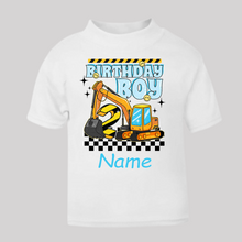 Load image into Gallery viewer, Personalised Children's Boy's Birthday T-Shirt. (Various Colours Available)