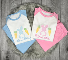 Load image into Gallery viewer, Persoanlised Children's Embroidered Easter Pyjamas