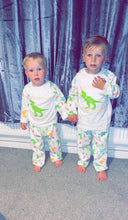 Load image into Gallery viewer, Personalised Children's Dinosaur Pyjama's - BabyCraftsUK