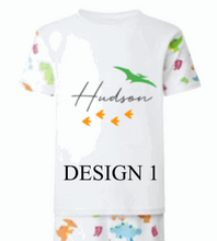 Load image into Gallery viewer, Personalised Children's Dinosaur Pyjama's - BabyCraftsUK
