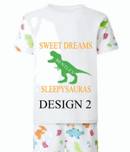 Load image into Gallery viewer, Personalised Children's Dinosaur Pyjama's - BabyCraftsUK