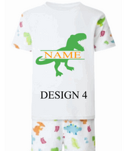 Load image into Gallery viewer, Personalised Children's Dinosaur Pyjama's - BabyCraftsUK