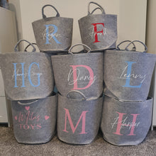 Load image into Gallery viewer, Personalised Children's Storage Basket - BabyCraftsUK