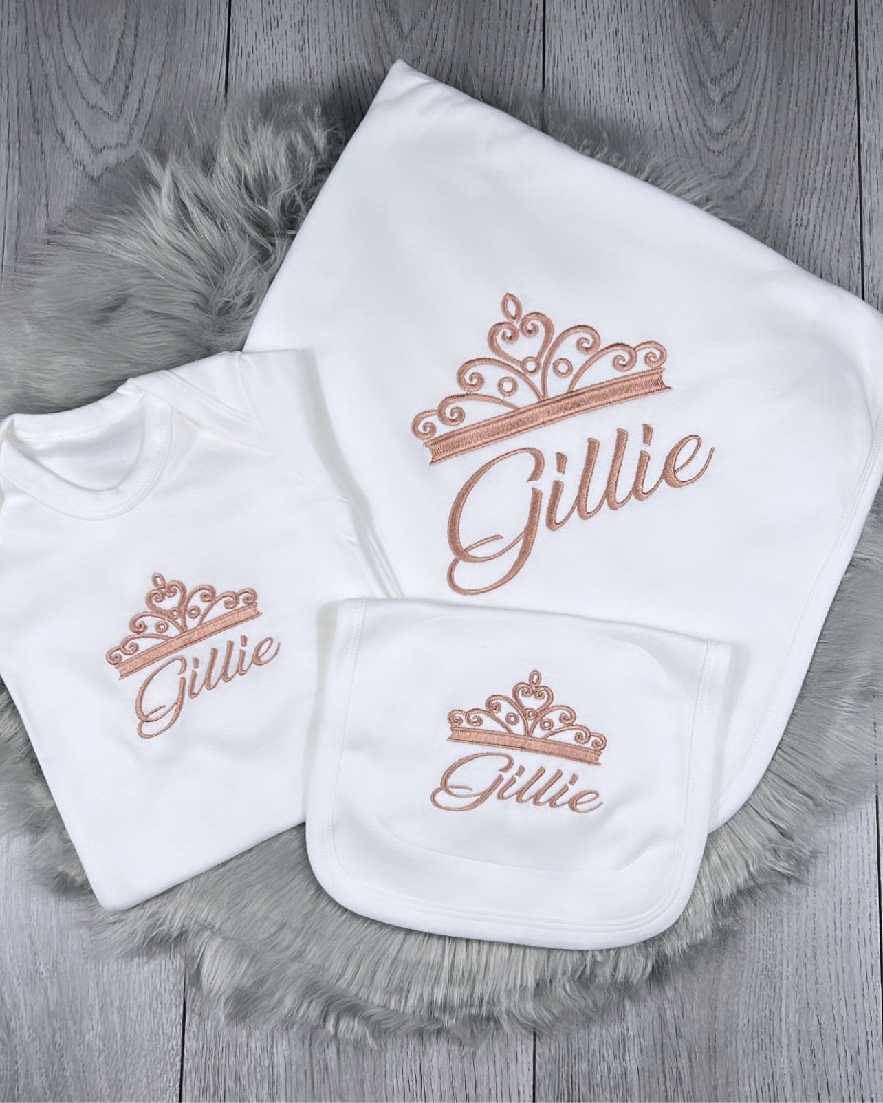 Personalised embroidered sales baby clothes