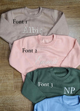 Load image into Gallery viewer, Personalised Embroidered Sweatshirts