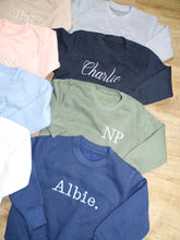 Load image into Gallery viewer, Personalised Embroidered Sweatshirts