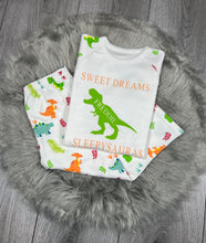 Load image into Gallery viewer, Personalised Children's Dinosaur Pyjama's - BabyCraftsUK