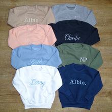 Load image into Gallery viewer, Personalised Embroidered Sweatshirts