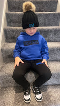 Load image into Gallery viewer, Personalised Children&#39;s Royal Blue &amp; Black Tracksuit
