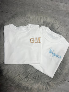 Personalised Children's Embroidered T-Shirt