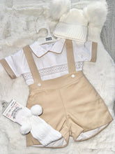 Load image into Gallery viewer, Neutral Dungaree Set
