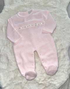 Pink Knitted Onesie