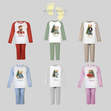 Load image into Gallery viewer, Children&#39;s Christmas Bear Pyjamas
