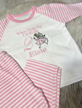Load image into Gallery viewer, Personalised Children&#39;s Embroidered Fairy Birthday Pyjama&#39;s
