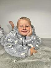 Load image into Gallery viewer, Children’s Embroidered Hoody Blanket
