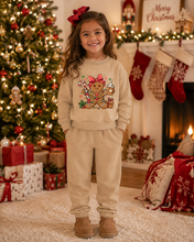 Load image into Gallery viewer, Children's Christmas Gingerbread Tracksuit
