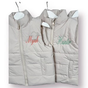 Personalised Children's Embroidered Gilet