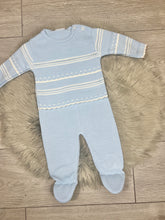 Load image into Gallery viewer, Boys blue knitted 2 piece legging set
