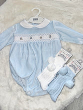 Load image into Gallery viewer, Teddy Smocked Romper
